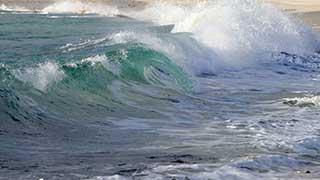 Vague à Gwendrez spot de surf