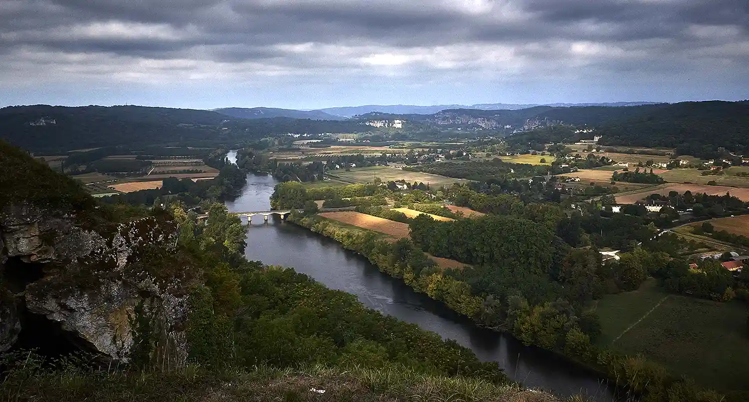 La Dordogne à La Roque-Gageac La Dordogne à La Roque-Gageac